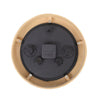 Garden Wall Clock Outdoor Decor Stone Effect Thermometer Humidity Home Bathroom