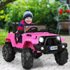 Kids Ride On Truck Children 12V Electric Car w/ LED Lights & Music for Age 3-7