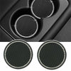 2PCS Universal Car Bling Cup Holder Insert Mat Coaster Interior Accessories UK