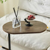 C-Shaped Side Table for Sofa 62.5cm End Table for Living Room