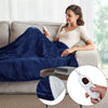 ELECTRIC HEATED THROW FLEECE WASHABLE CHAIR THROWS OVER BLANKET DIGITAL CONTROL