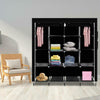 Zippered Dustproof Cover 67" Portable Closet Storage Organizer Clothes Wardrobe