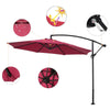 Sun Parasol Garden Sun Shade Umbrella Patio Outdoor Banana Parasol with Base Kit