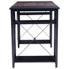 Industrial Computer Desk with Storage Shelves Home Office Study Work PC Table