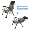 Portable Folding Fishing Chair - Camping Chair Adjustable Backrest
