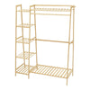 Home Nature Bamboo Clothes Rail Racks Coat Clothes Hanger Wardrobe Clothes Rail