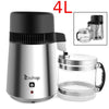 4L Water Distiller 750W Electric Purifier Filter with Glass Bottle Dental