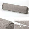 Round Orthopaedic Bolster Pillow Cotton Linen Travel Roll Neck Cushion Headrest