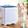 Twin Tub Washing Machine 2-in-1 Washer &Spin Dryer Semi-automatic Laundry Washer