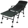 Fishing Camping Recliner Bed Chair Adjustable w/6 Legs Fabric Mattress