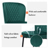 Set of 2 Velvet Dining Chairs Upholstered Dining Room Kitchen Chair Family BT