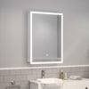 Single Door Led Medicine Cabinet with Mirror 50*70CM Bathroom Wall 3 Color Mode