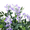 1.6M Potted Purple Wisteria Flower Artificial Tree Fake Blossom Plant Home Décor