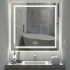 800x800mm Splendent Cube LED Bathroom Mirror with Lights | IP65| Demister| Touch