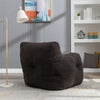 Cord Beanbag Sofa with Tufted Memory Foam filling Bean Bag Chair Armchair QW
