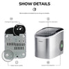 Countertop Ice Cube Maker Machine 2.2 L Portable Electric Ice Making Machine