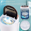 2-in-1 Mini White Portable Washing Machine 3kg Washer Dryer Baby Lingerie