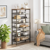 HOOBRO Shoe Rack Shoe Storage Organizer with Slant Adjustable Metal Shelves