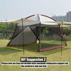 Large Garden Camping Tent Mesh Walls Sun Shade Shelter Patio Gazebo Pergolas