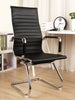 High Back Office Executive Chair Computer Desk Chair PU Leather Cantilever Legs