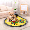 150cm Toy Storage Bag Tidy Organizer Rug For Legos Portable Kids 2 in 1 Play Mat