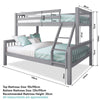 Triple Bunk Beds 3ft Single Bed Frame Wooden Double Bunk Bed For Kids Children