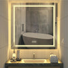 800x800mm Splendent Cube LED Bathroom Mirror with Lights | IP65| Demister| Touch