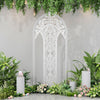 Heavy Duty White Wedding Arch Backdrop Stand Garden Lawn Ceremony Background NEW