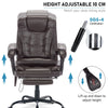 Massage Office Chair Computer Gaming Seat Swivel Recliner Chair With Footrest