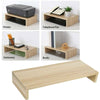 Laptop Monitor Stand Computer Screen Riser Home Office TV PC Shelf Plinth Wooden