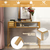 110cm Long Narrow Hallway Console Table Modern Entryway Table Metal Frame