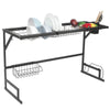 New Over Sink Kitchen Shelf Organiser Dish Drainer Drying Rack Utensils Holder
