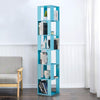 190cm Rotating Bookcase, Freestanding Bookshelf for Living Room, Corner Bookcase