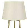 Tripod Floor Lamp & Middle Marble Texture Shelf Gold Frame Energy Saving Bedside