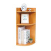 3 Tier Table Corner Shelf Bookshelf Storage Unit Corner Bookcase Space Saving