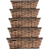 Small Wicker Gift Hamper Basket Him / Her DIY Craft Storage Box Empty Tray