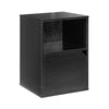 Set of 2 Nightstand Modern Sofa Side Table Bedroom End Table W/ Door Cabinet
