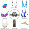 Stainless Heavy Duty Hammock Hanging Hook Set Swing Chair Bracket Hardware Tool