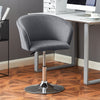 1 Pcs Salon Barber Chair Faux Leather / Velvet Seat Gas Lift Adjustable Stool