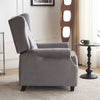 Luxury Velvet Recliner Chair Sofa Lounge Chair Armchair Home Cinema Living Grey