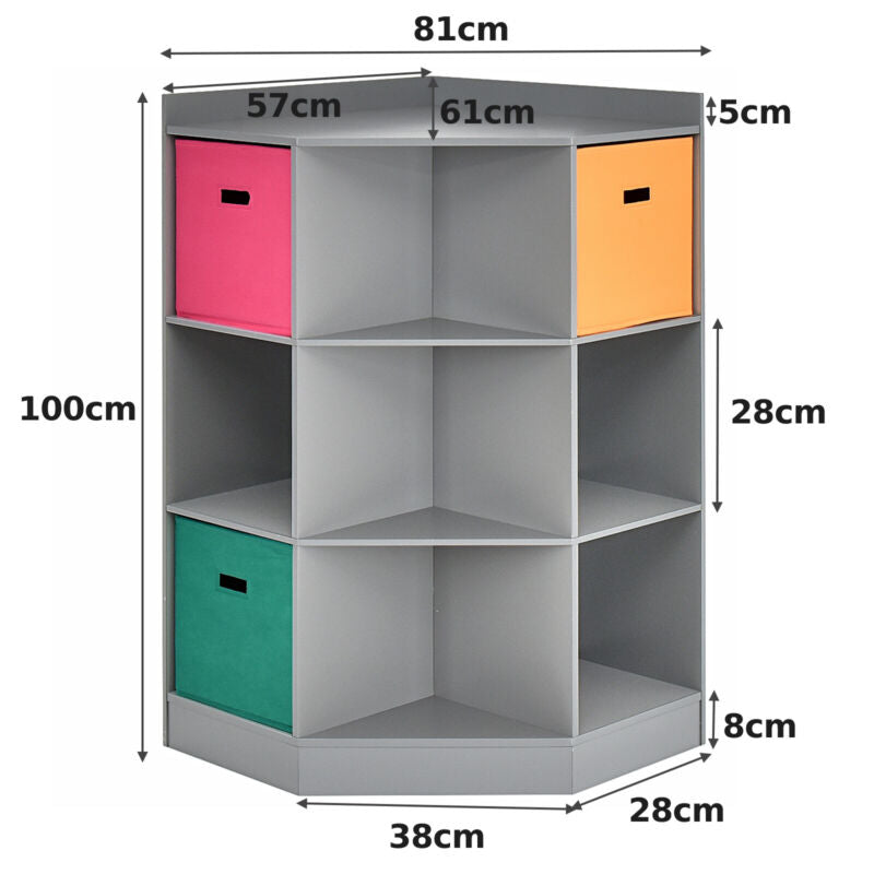 Cube storage on sale corner unit