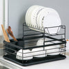 Dish Drainer Rack Kitchen Sink Washing Plates Draining Board Cutlery Cups Holder