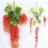1/3/12/24pcs Artificial Wisteria Flower Garland Vine Wedding Party Hanging Decor