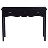 Accent Dressing Table 3 Drawer Sofa End Console Table Hallway Storage Furniture