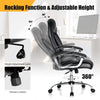 High-back Adjustable Executive Chair Computer Desk PVC Rolling Office Chair