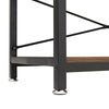 Industrial Hat Coat Stand Clothes Hanging Rack With 2 Tier Shoe Storage Bench
