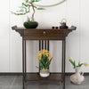 Classicism Console Table Hall Water-based Paint Hand-polished w/Drawer & Shelf