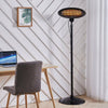 2KW Free Standing Electric Quartz Patio Heater Outdoor Garden Waterproof Heating