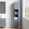 Modern Wooden Bathroom Tall Slim Cabinet Cabinet Storage Shelves Rack Cupboard