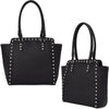 Metal Studded Womens Winged Large Tote Bag Ladies Shoulder Handbag